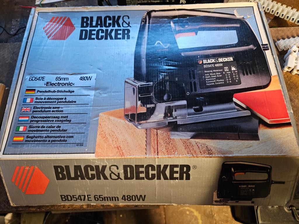Decoupeerzaag Black en Decker 480w, Ophalen, Decoupeerzaag, Black en Decker, 30 tot 70 mm