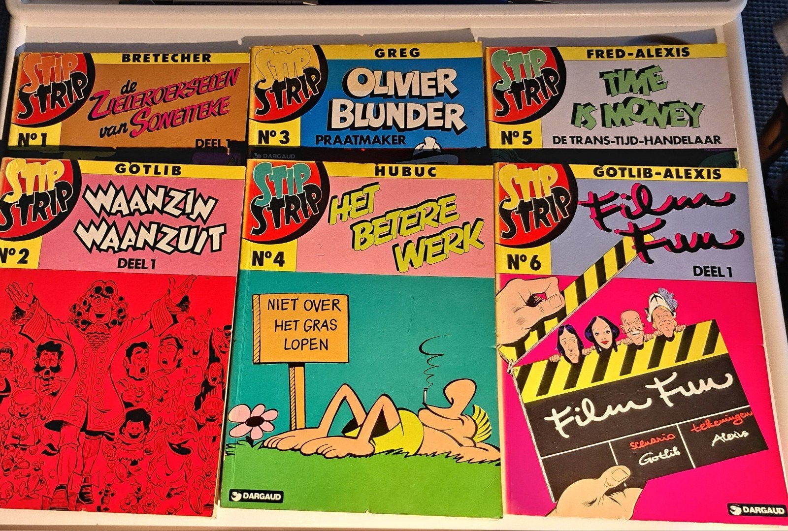 Stip Strip reeks: 6 delen, diverse auteurs, Dargaud, Boeken, Ophalen