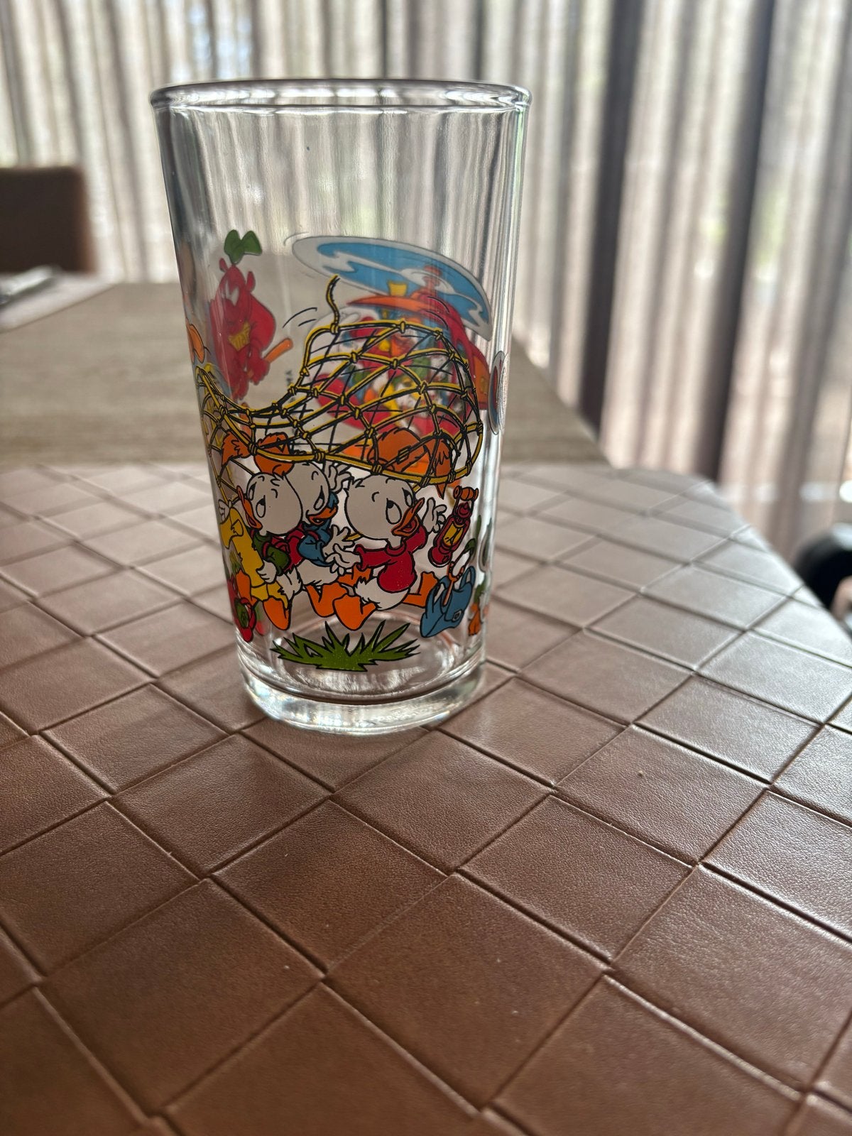 Vintage Disney Donald Duck glas - Verzamelobject, Verzamelen, Ophalen of Verzenden, Donald Duck, Gebruikt, Servies