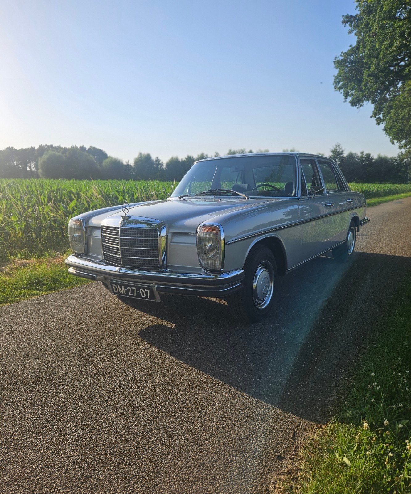 Mercedes-Benz 200-Serie 2.7 280 1972 Grijs zeer mooi, 1408 kg, Achterwielaandrijving, Airconditioning, 160 pk