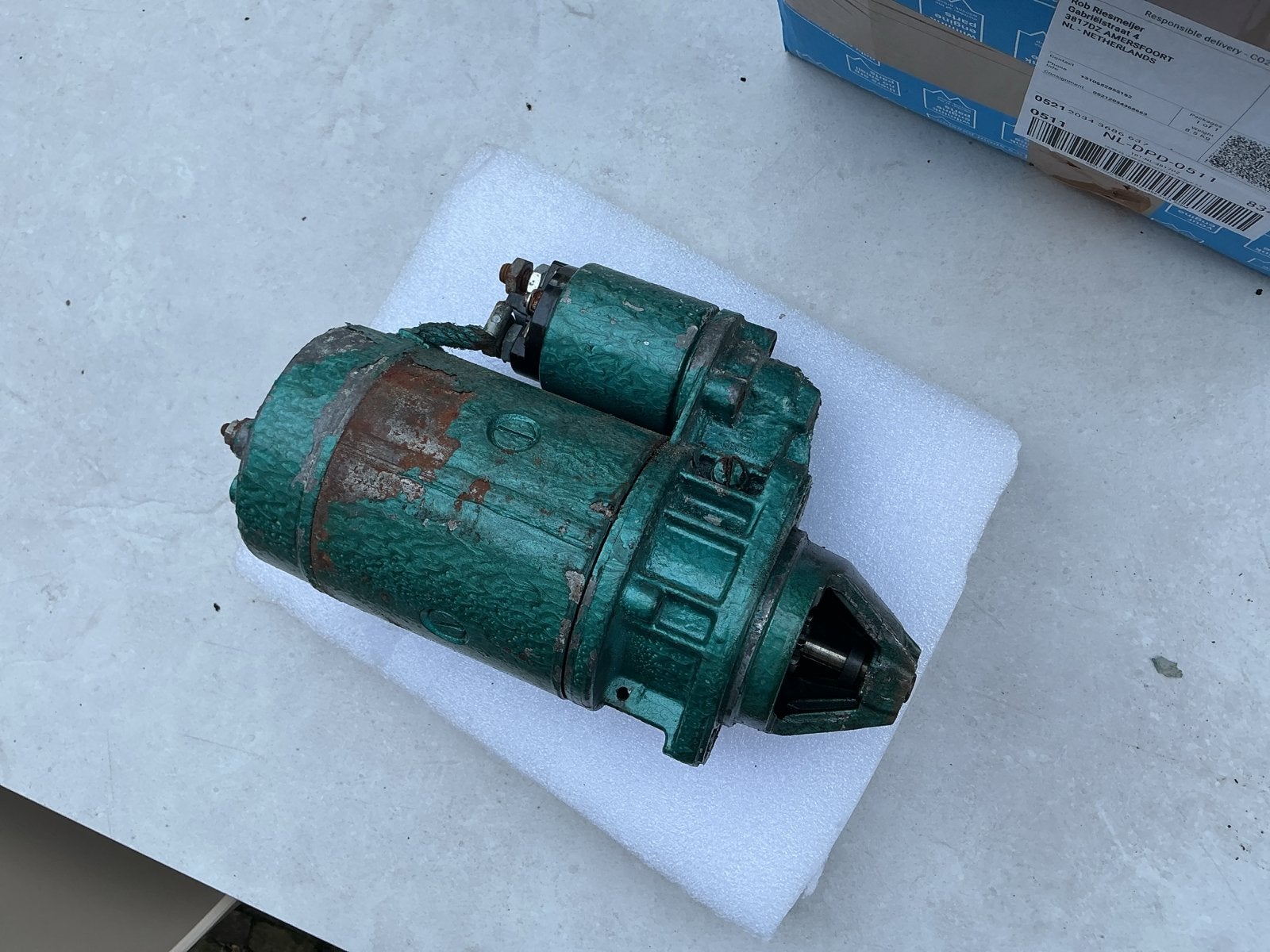 Startmotor OM615 voor Mercedes-Benz (Gebruikt), Ophalen, Gebruikt, Mercedes-Benz