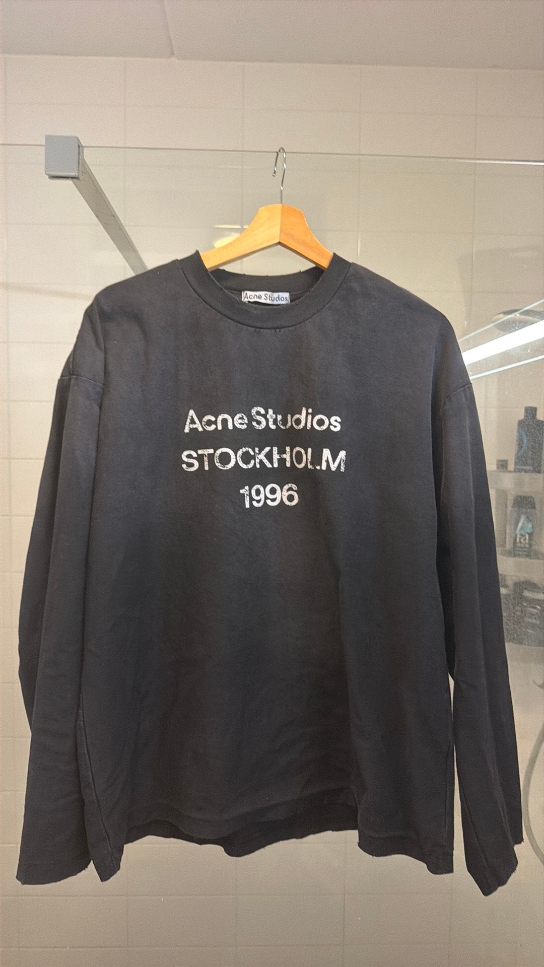 Acne Studio Longsleeve, Ophalen of Verzenden, Zo goed als nieuw, Zwart