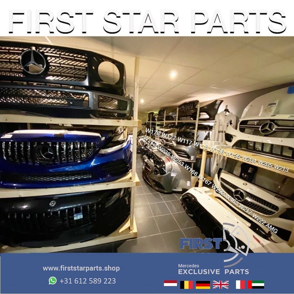 X290 W290 GT 43 53 4 DOORS COUPÉ AMG VOORBUMPER WIT COMPLEET, Gebruikt, -, Voor, Ophalen of Verzenden