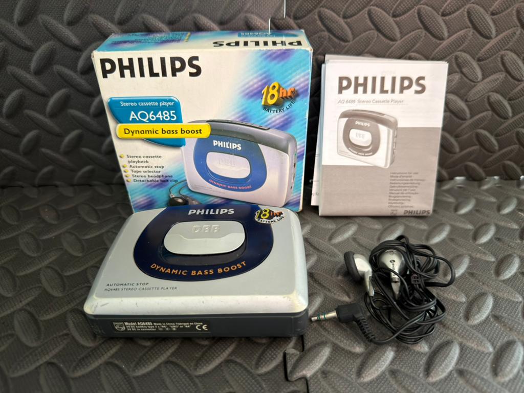 Complete Philips AQ6485 Stereo Cassette Player, Ophalen of Verzenden, Walkman