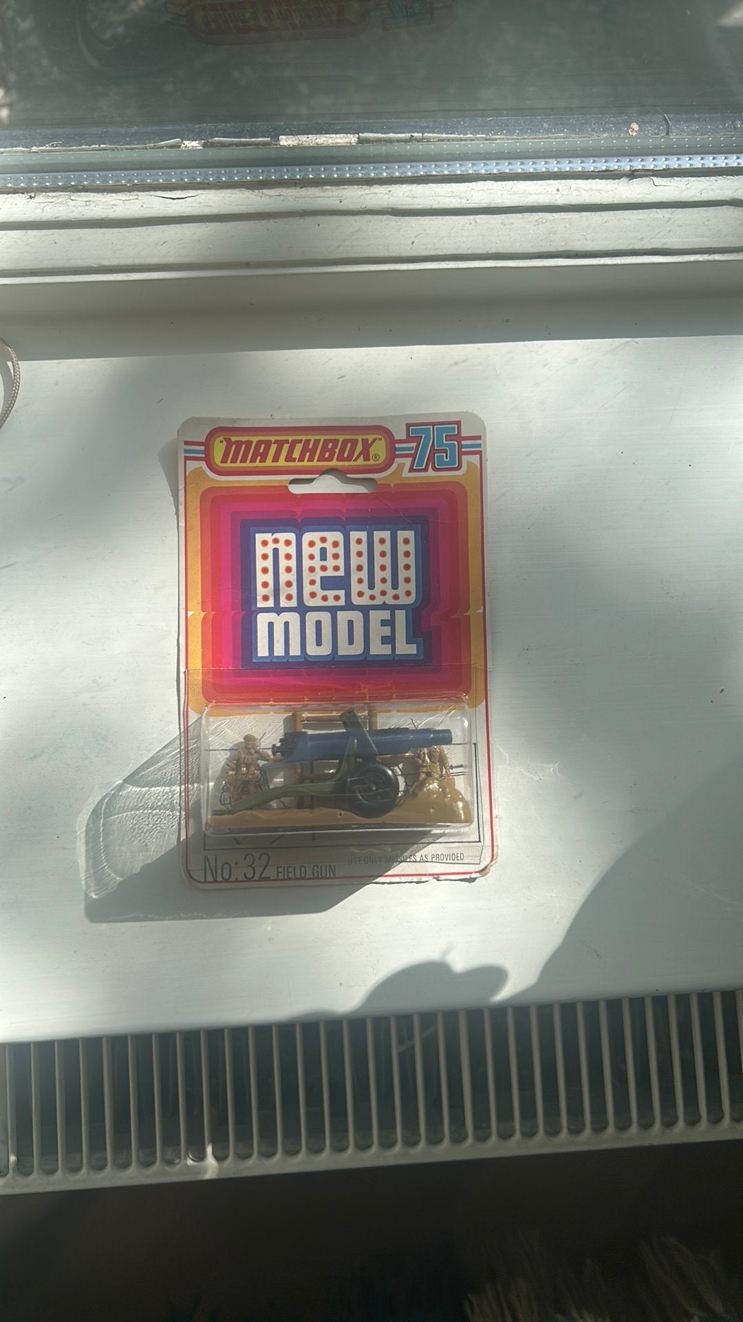 Vintage Matchbox 75 No. 32 Field Gun (1977), Ophalen of Verzenden, Nieuw, Overige typen