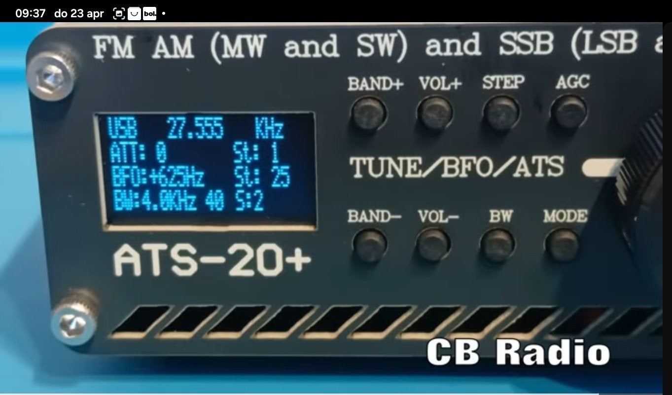 NIEUWE ATS 20+ Wereldontvanger - FM AM MW SW SSB, Ophalen of Verzenden, Nieuw, Wereldontvanger
