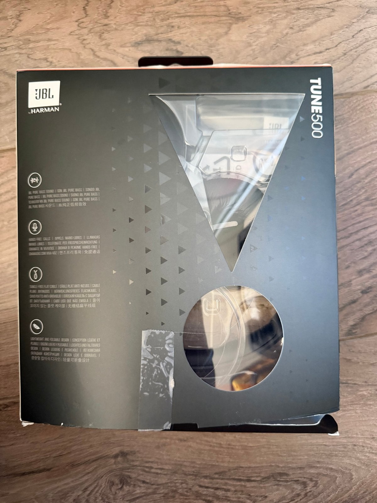 JBL Tune 500 On-ear Koptelefoon - Zwart - Nieuw in doos