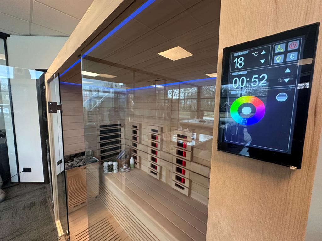 COMBI SAUNA | INFRAROOD MET 6KW HARVIA KACHEL, Sport en Fitness, Sauna, Info@inner-stillness.nl, Fins of Traditioneel, 7665VB