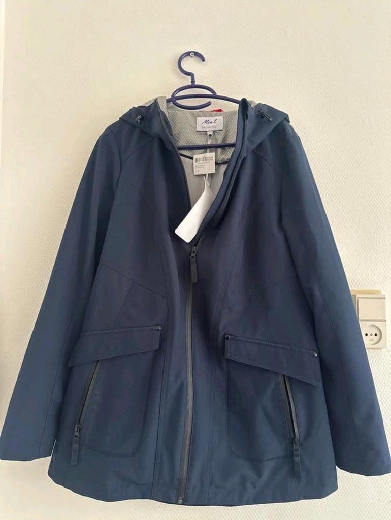 Nieuwe Miss Etam jas, maat M, donkerblauw, Kleding | Dames, Jassen | Winter, Maat 38/40 (M), Blauw, Nieuw, Ophalen of Verzenden
