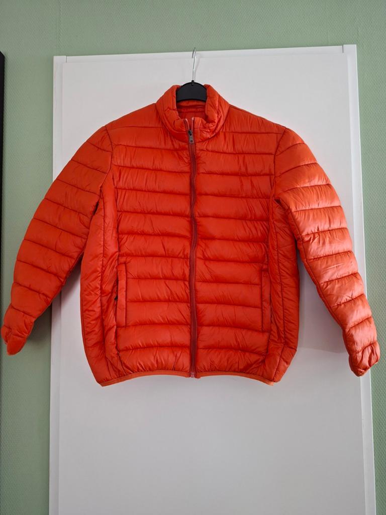 Mooie oranje heren tussenjas,donsjas, Ophalen of Verzenden, Nieuw, Overige maten, Oranje