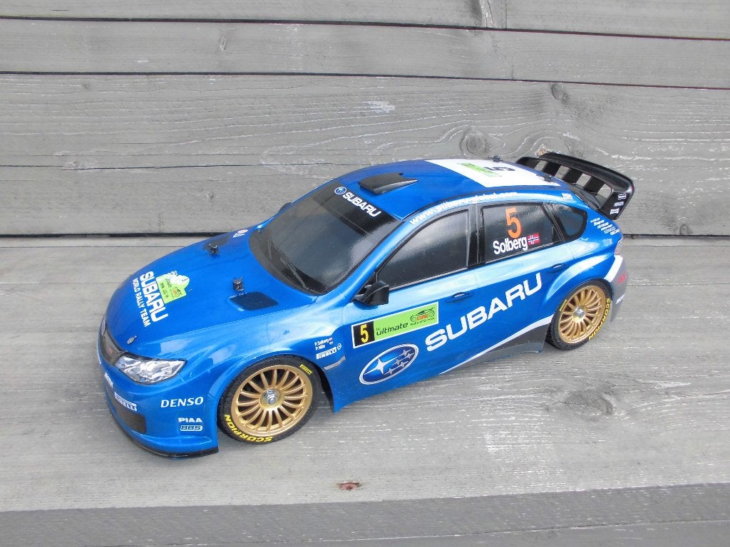 TAMIYA SUBARU IMPREZA WRC 2008, Zo goed als nieuw, Auto onroad, Schaal 1:8, Ophalen