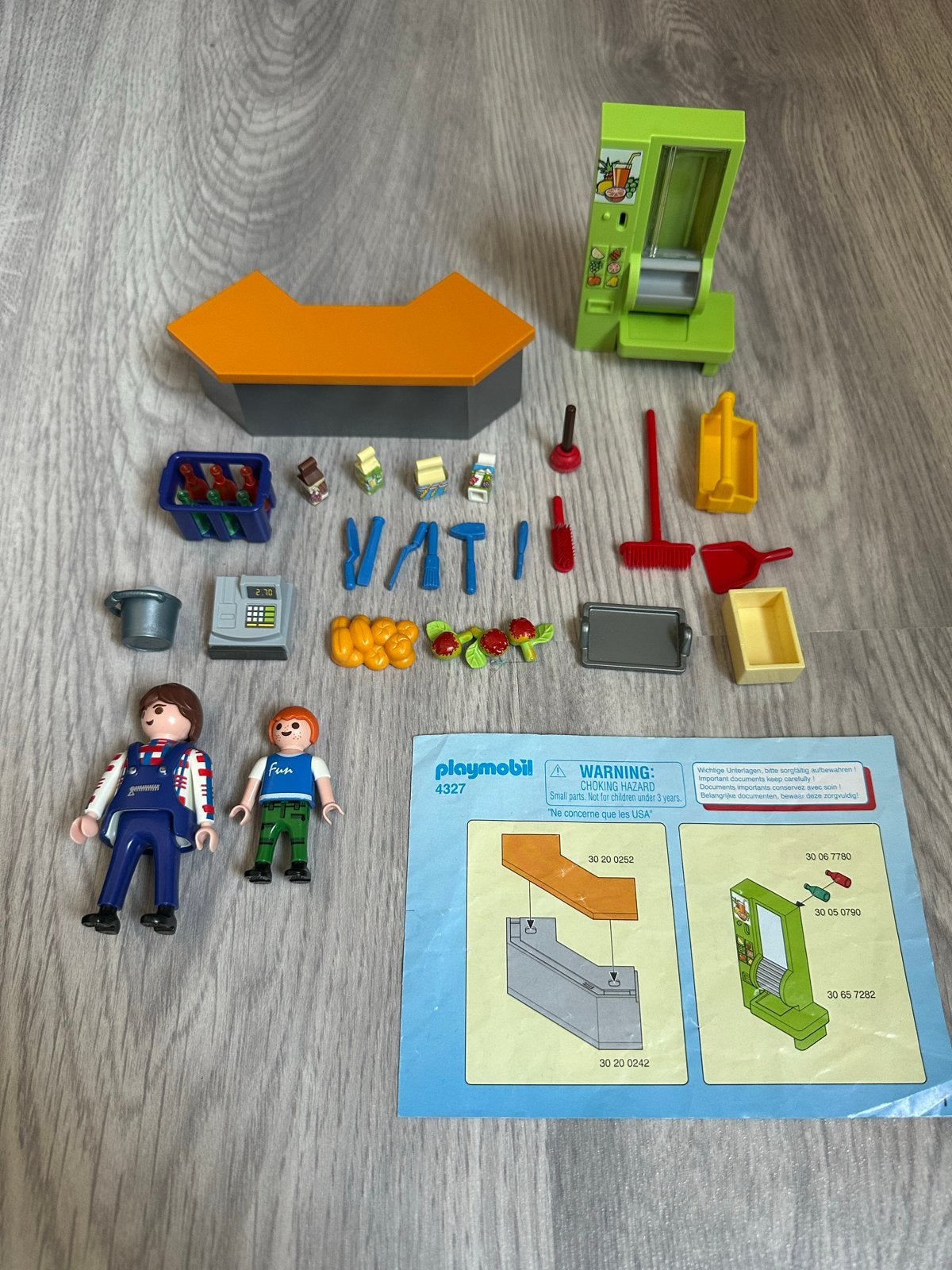 Playmobil - Mini Markt - Compleet - Set 4327, Ophalen of Verzenden, Gebruikt, Complete set
