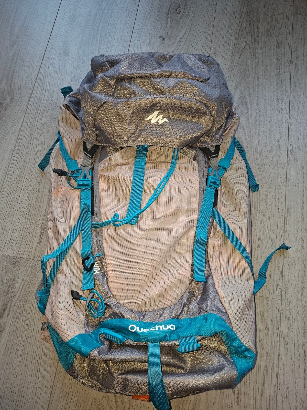 Quechua Forclaz 50L Trekking Rugzak - Zo goed als nieuw, Ophalen of Verzenden, Zo goed als nieuw, Blauw