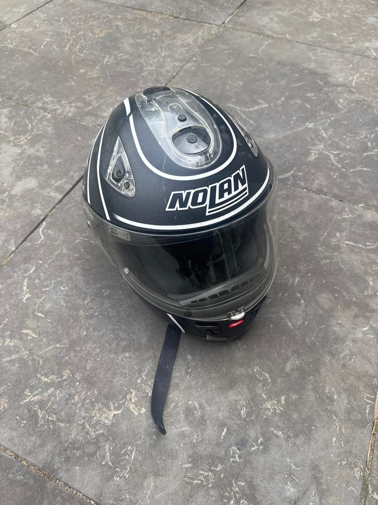 Nolan N82 motorhelm, maat M, goede staat, Motoren, Kleding | Motorhelmen, M, Nolan, Ophalen of Verzenden, Integraalhelm