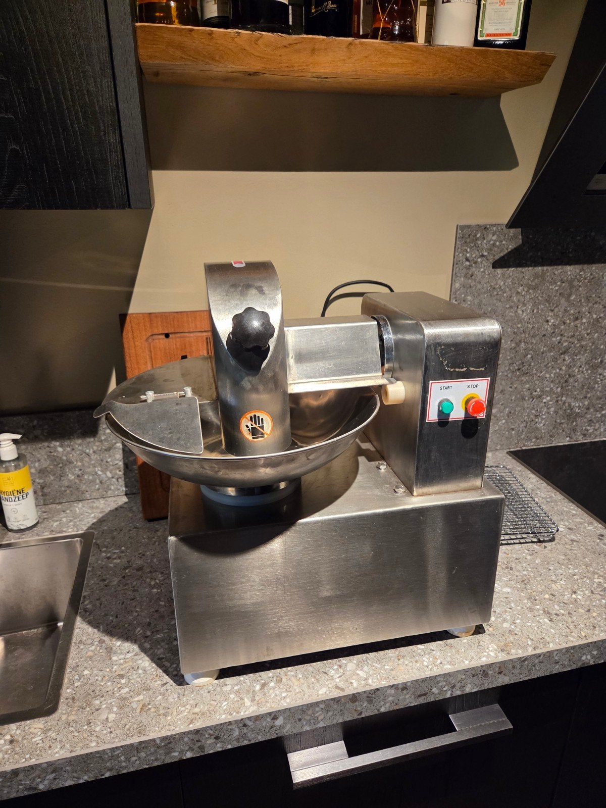 RVS Bowl cutter, Zakelijke goederen, Ophalen, Gebruikt
