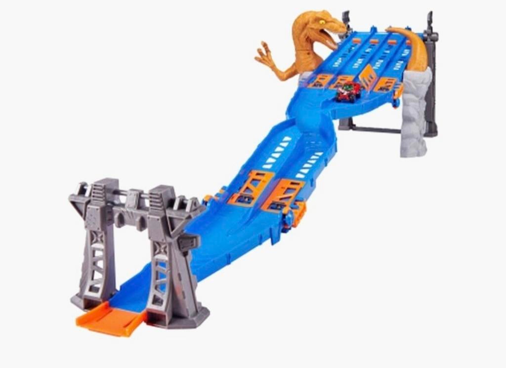 Hot Wheels T-Rex Racebaan, Racebaan, Ophalen of Verzenden, Zo goed als nieuw, Hot Wheels