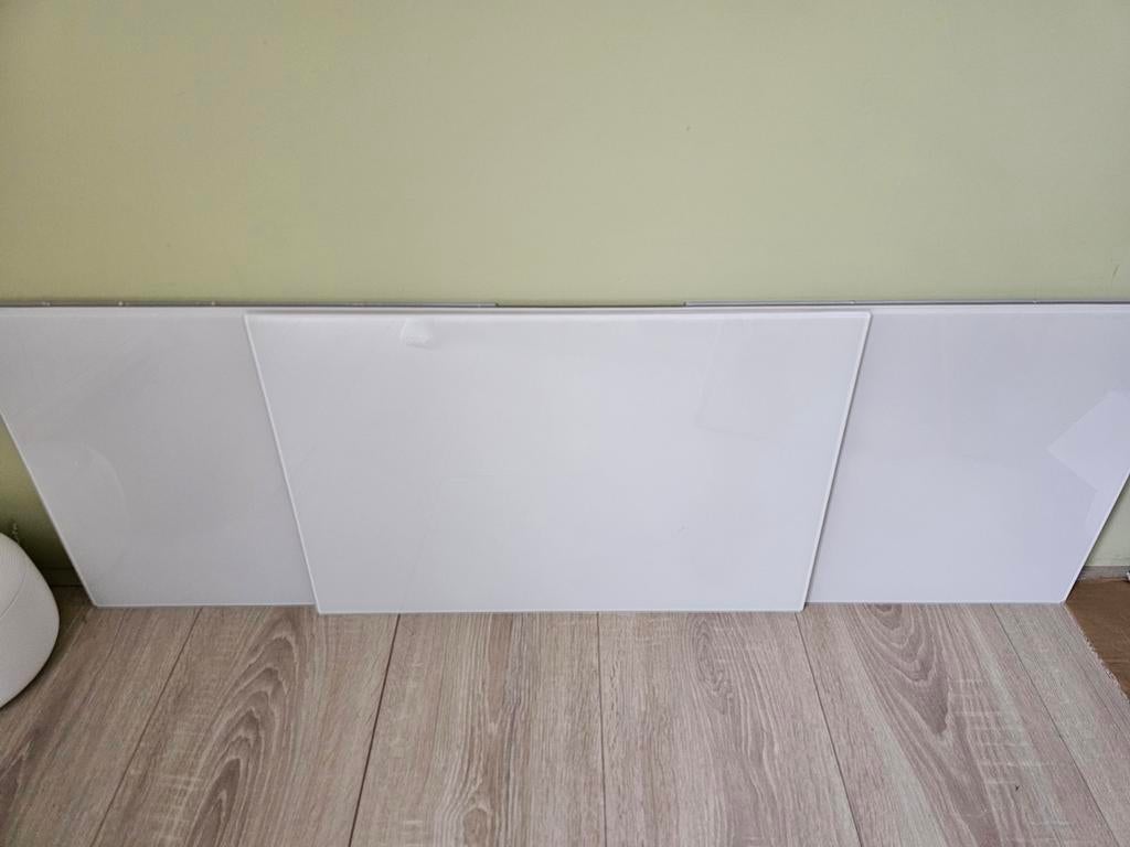 IKEA Besta  Glasplaten wit, Ophalen, Zo goed als nieuw, Glas
