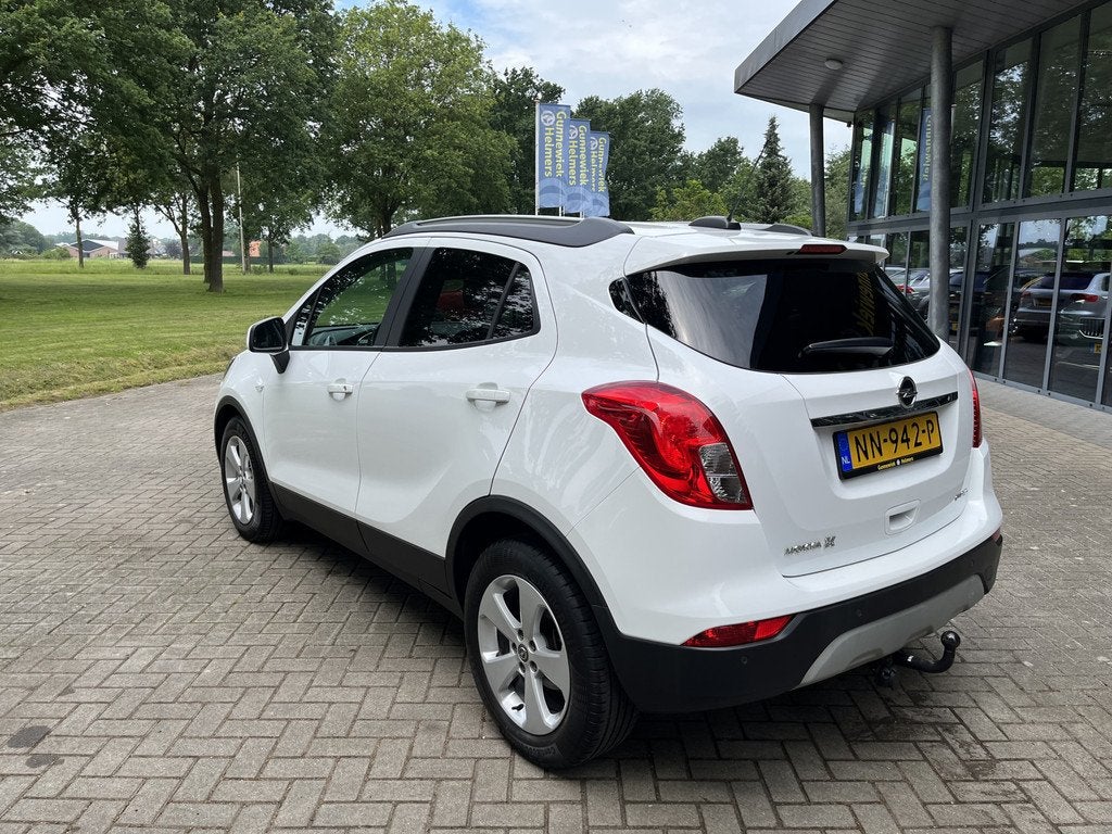 Opel Mokka X 1.4 Turbo Online Edition | AIRCO | CAMERA | CAR, Auto's, Opel, Stof, Gebruikt, Euro 6, Wit