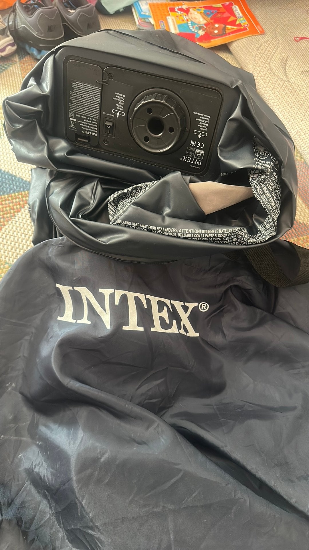 Intex lichtbed 2 persoons, Ophalen of Verzenden, Gebruikt