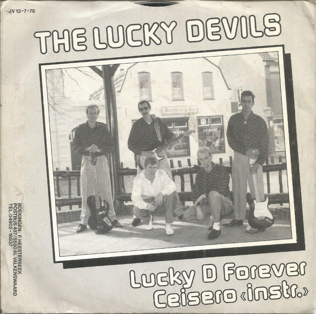 The Lucky Devils – Lucky D Forever (1987), Fotohoes, 7 inch, Ophalen of Verzenden, Zo goed als nieuw