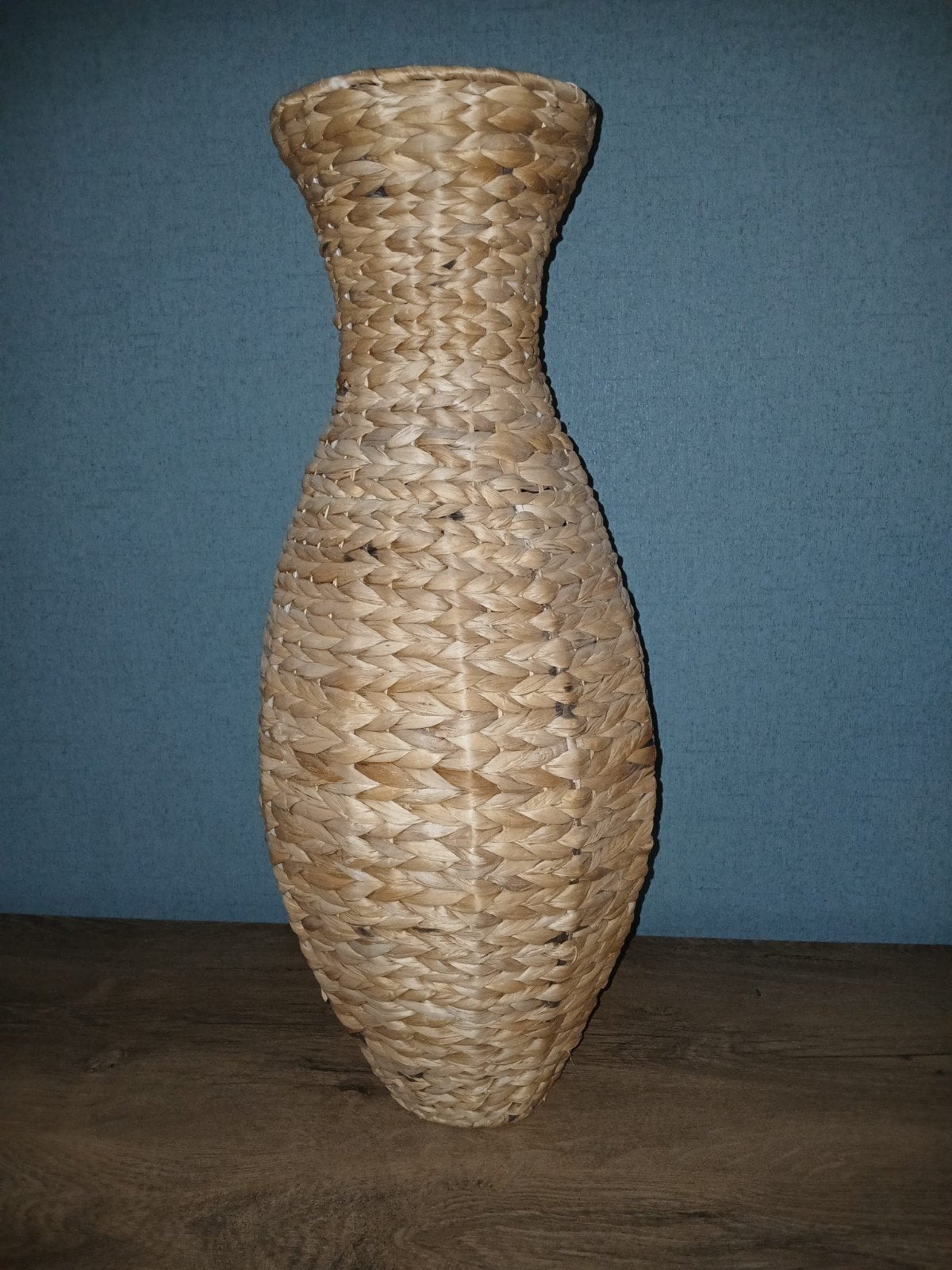 grote rotan vaas, Ophalen