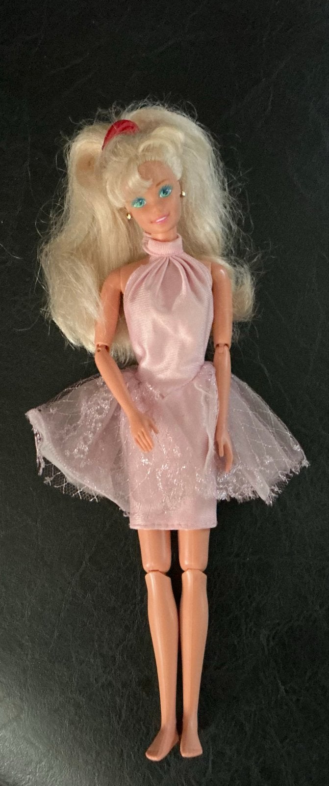 Barbie Fashion Play pop uit 1988 in roze jurk met blond haar, Ophalen of Verzenden, Gebruikt, Barbie