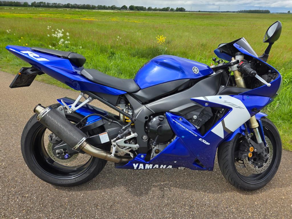 Yamaha YZF R1 2002 blauw SuperSport motor, Motoren, Sportuitlaat, Occasion, 4 cilinders, Motorrijbewijs A