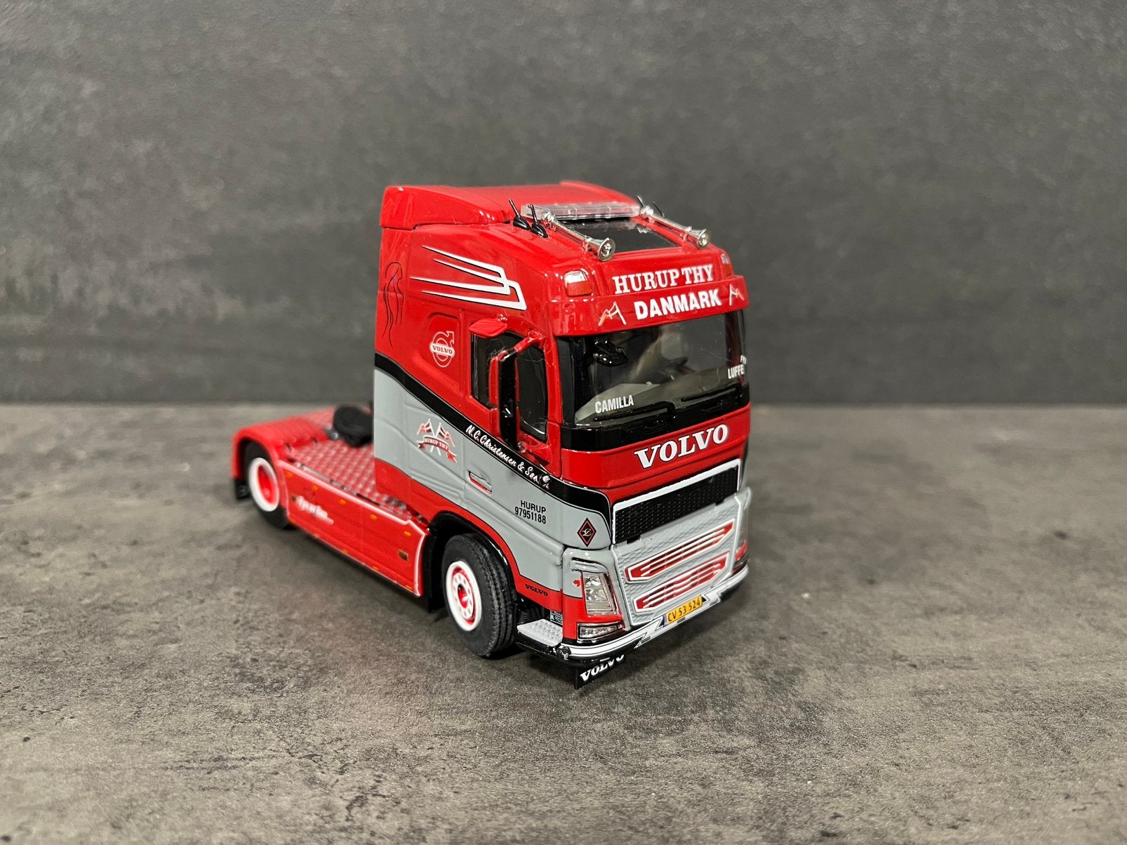Leuke WSI Volvo FH5 trekker N.C. Christensen & Son b keus, Ophalen of Verzenden, Zo goed als nieuw, Bus of Vrachtwagen, Wsi