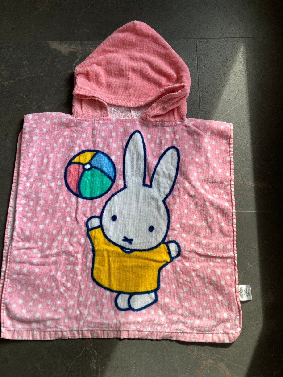 Nijntje badcape, Kinderen en Baby's, Kinderkleding | Kinder-zwemkleding, Verzenden, Jongen of Meisje, One size, Zo goed als nieuw