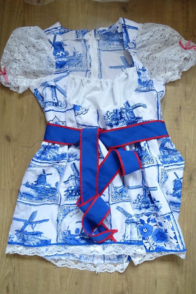 Zo goed als nieuw Hollands jurkje maat XL, Kleding | Dames, Carnavalskleding en Feestkleding, Ophalen, Carnaval, Maat 46/48 (XL) of groter