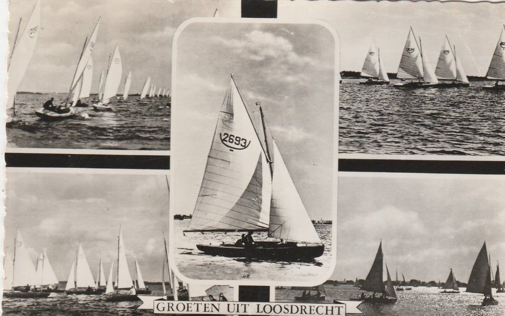 loosdrecht- zeilsport, Ophalen of Verzenden, 1940 tot 1960, Noord-Holland