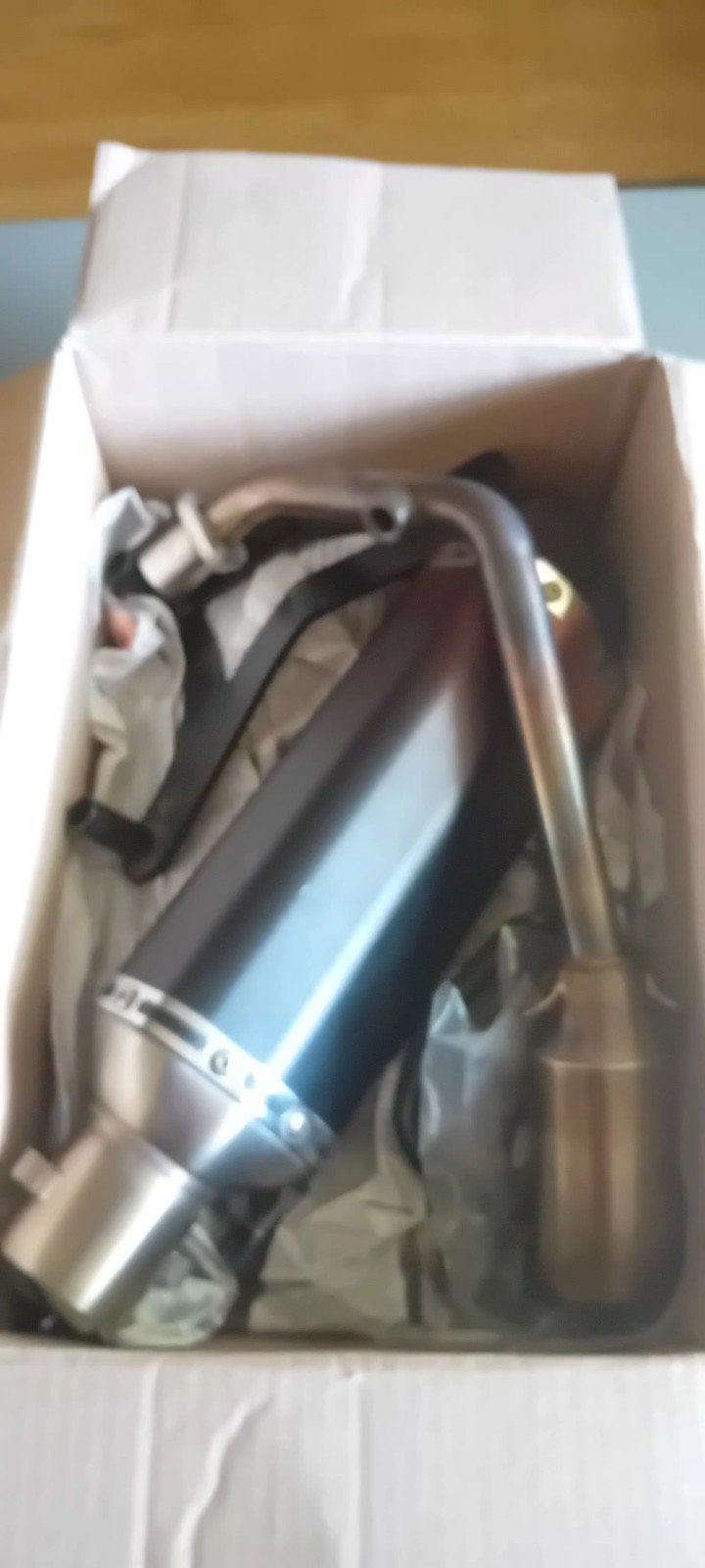 Te koop Carbon uitlaat Vespa sprint E5, Ophalen of Verzenden, Zo goed als nieuw, Uitlaat, Vespa