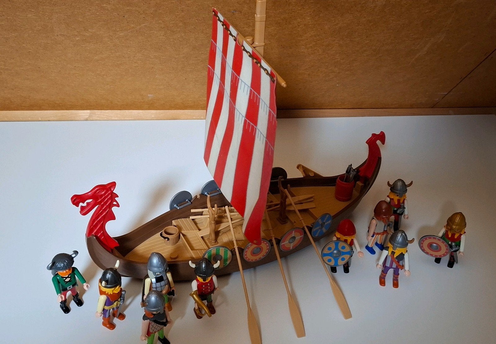 playmobil viking boot, Ophalen of Verzenden, Gebruikt, Complete set, Boot/Schip