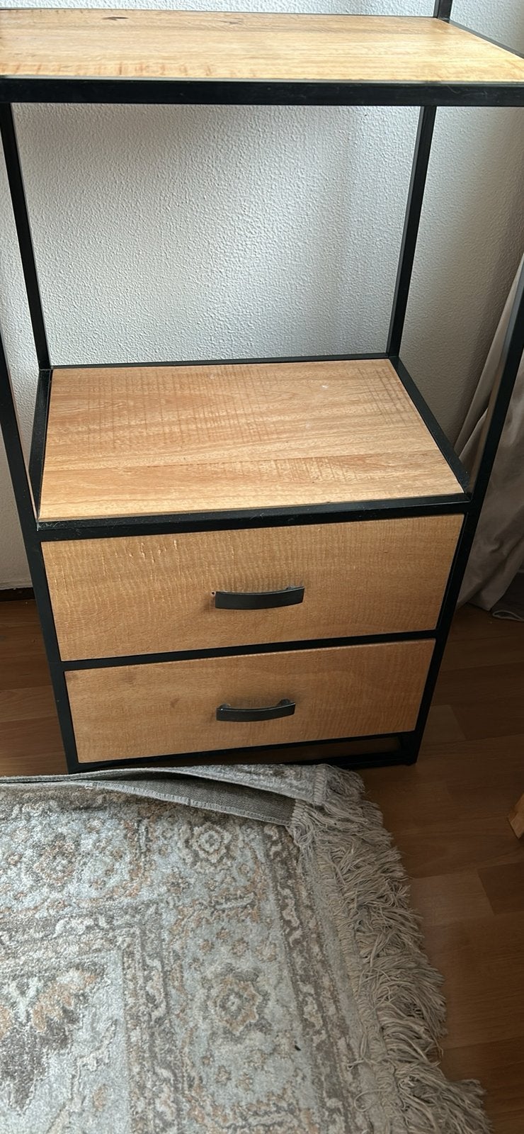 Mango kast net twee lades, Ophalen of Verzenden, Zo goed als nieuw, Minder dan 45 cm