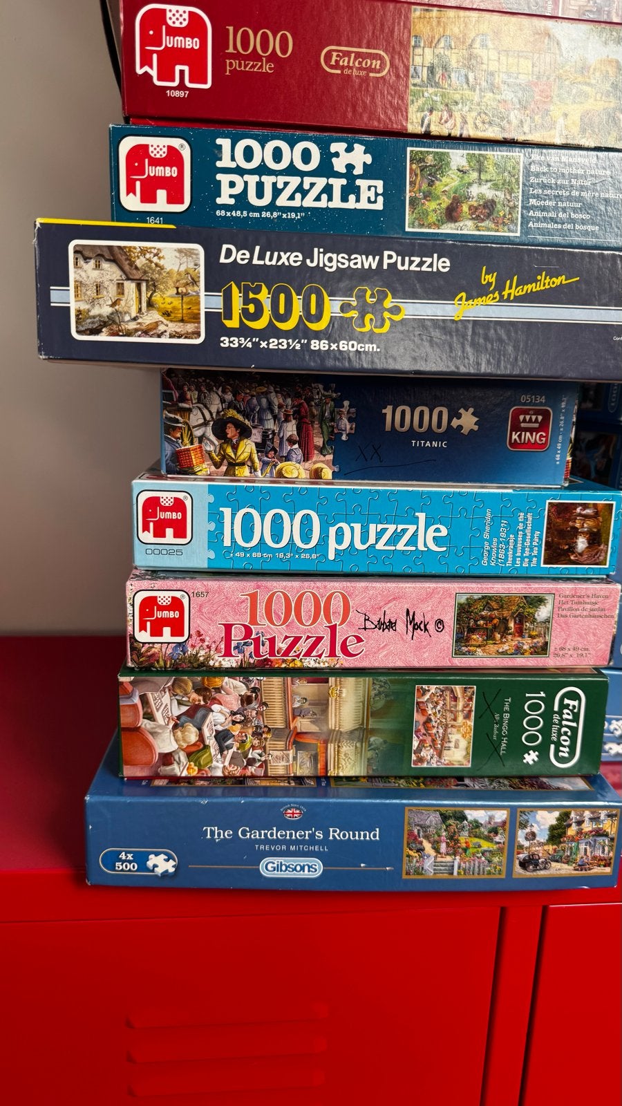 Diverse Legpuzzels - Verschillende Merken en Aantallen Stukj, Hobby en Vrije tijd, Ophalen of Verzenden, 500 t/m 1500 stukjes