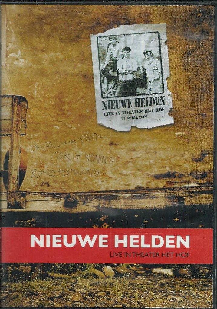 Nieuwe Helden - Live in theater het Hof ( + cd ), Alle leeftijden, Ophalen of Verzenden, Zo goed als nieuw, Muziek en Concerten