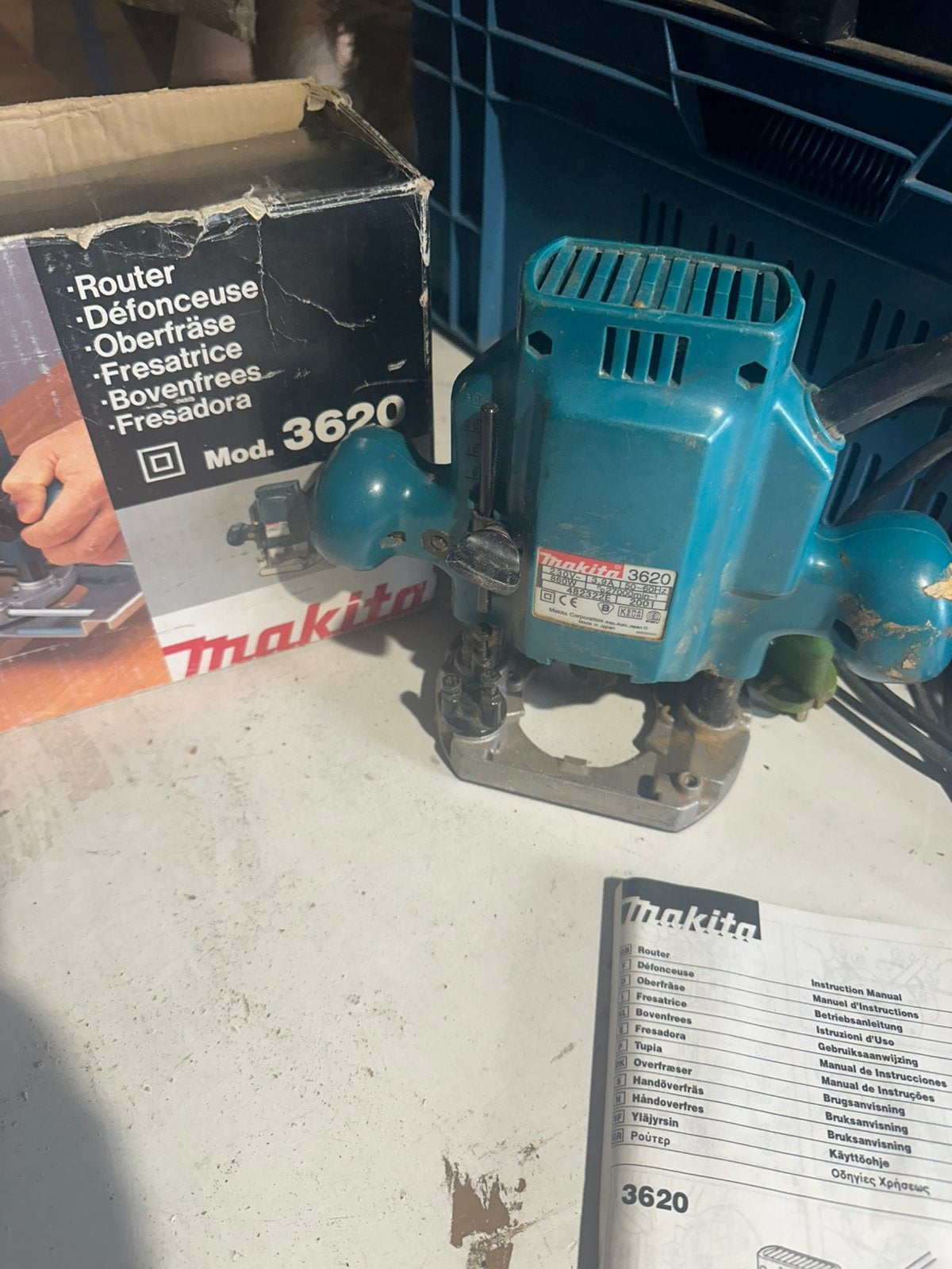 Makita 3620, Ophalen of Verzenden, Zo goed als nieuw, Boormachine
