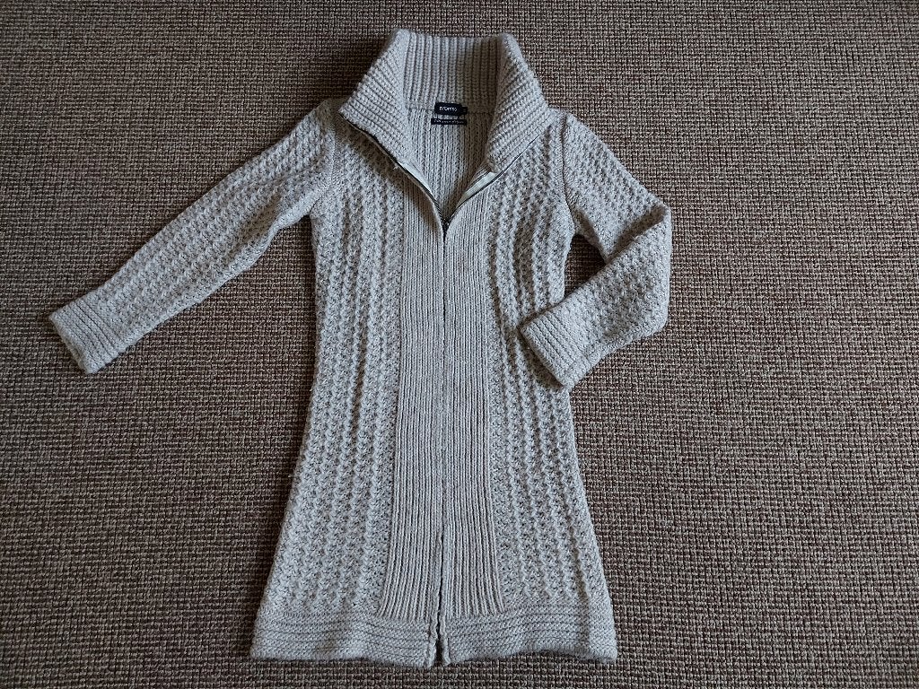 WOLLEN vest M Promiss, Kleding | Dames, Truien en Vesten, Maat 38/40 (M), Promiss, Beige, Ophalen of Verzenden