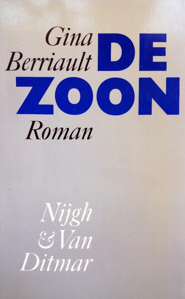 Gina Berriault - De zoon, Ophalen of Verzenden, Zo goed als nieuw, Amerika