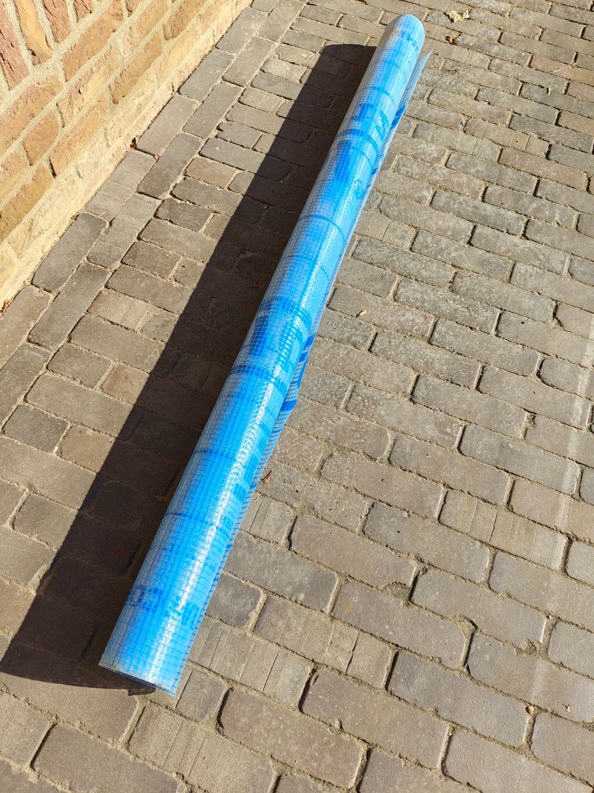 Blauwe dampopen folie, 1.5 meter breed, Doe-het-zelf en Verbouw, Isolatie en Afdichting, Ophalen, Nieuw, Overige materialen, 5 tot 10 m²
