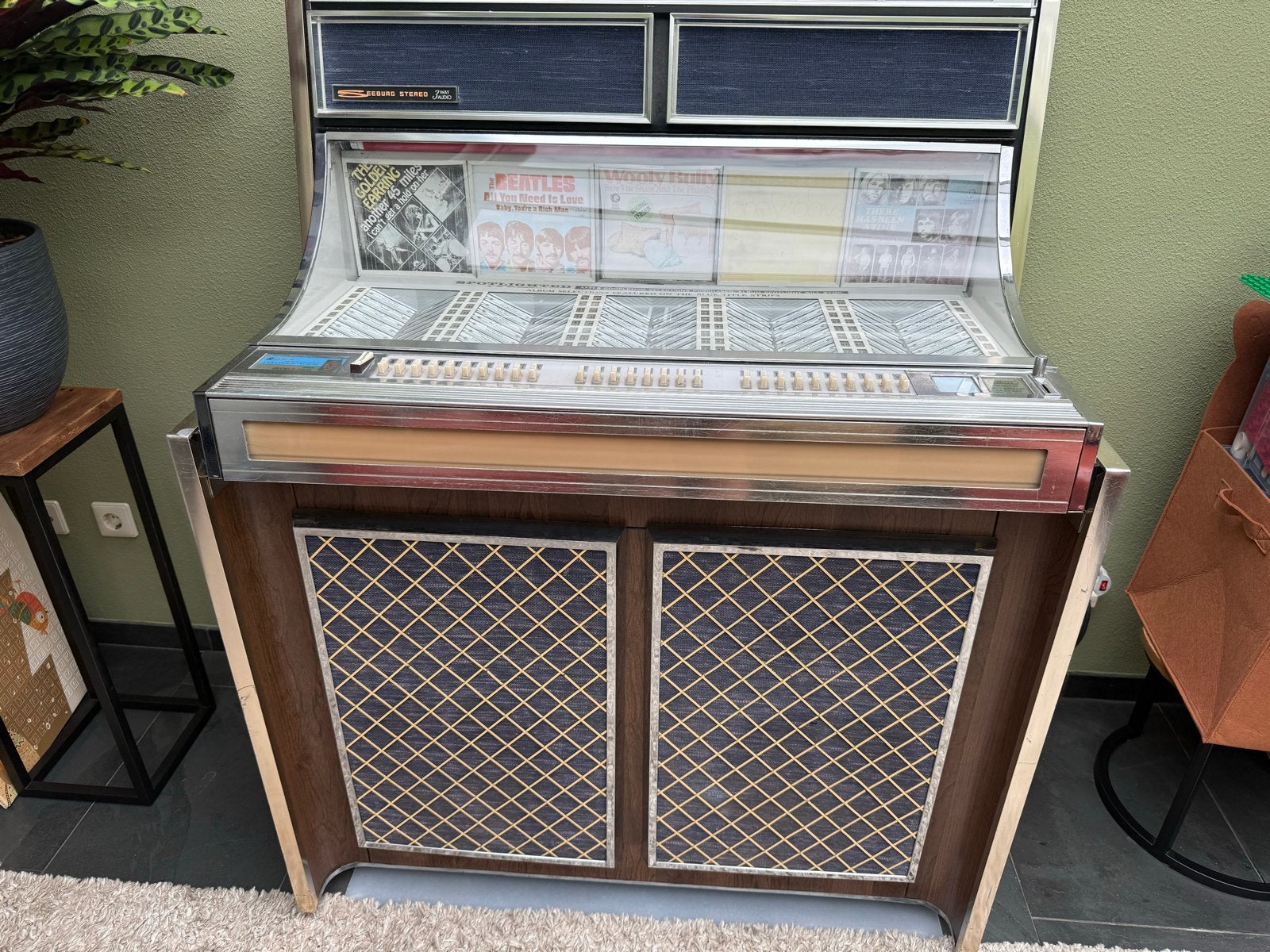 Vintage Seeburg Stereo Jukebox - Werkt goed!, Gebruikt, 1970 tot heden, Seeburg, Ophalen