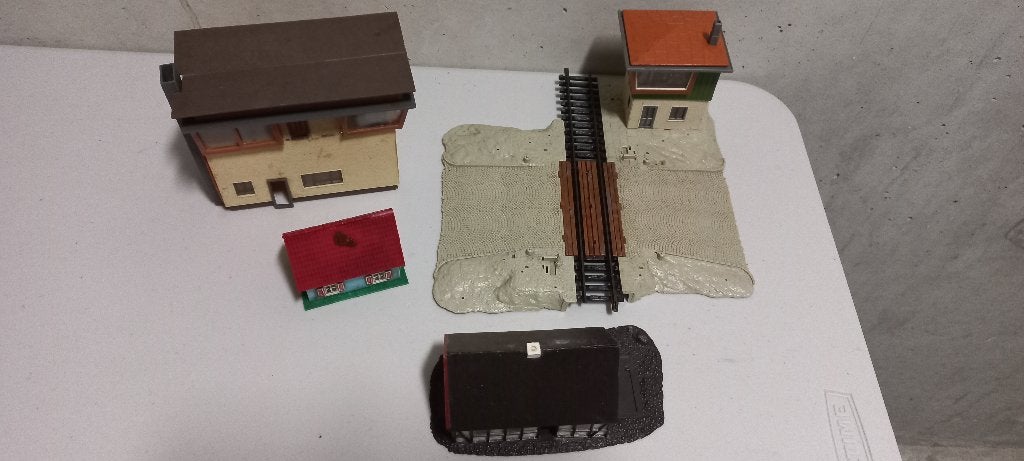 Modeltreinaccessoires, Hobby en Vrije tijd, Modeltreinen | H0, Gebruikt, Gelijkstroom, Brug, Tunnel of Gebouw, Ophalen