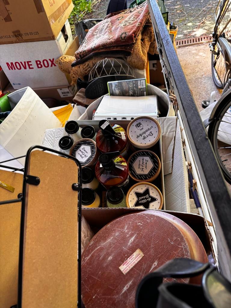 Rommelmarkt spullen MOET WEG, Ophalen, Nieuw
