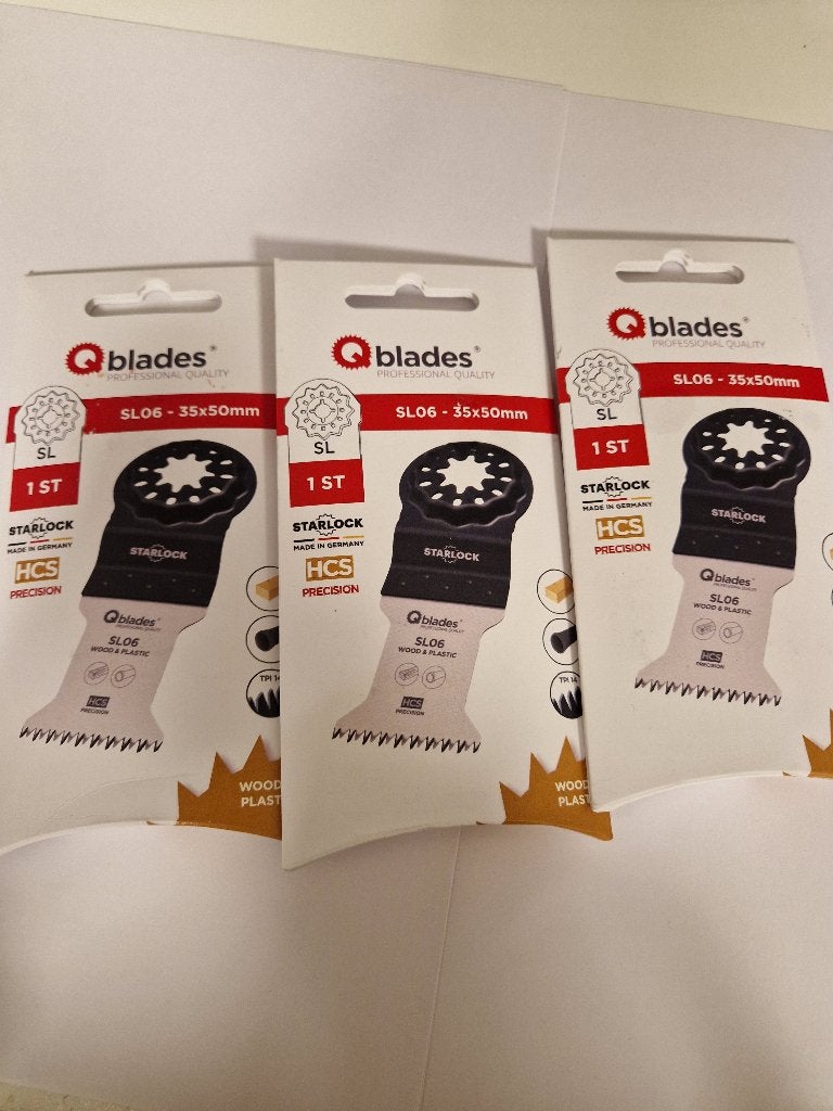 Qblades SL06 Starlock Zaagbladen HCS (3 stuks), Verzenden, Nieuw