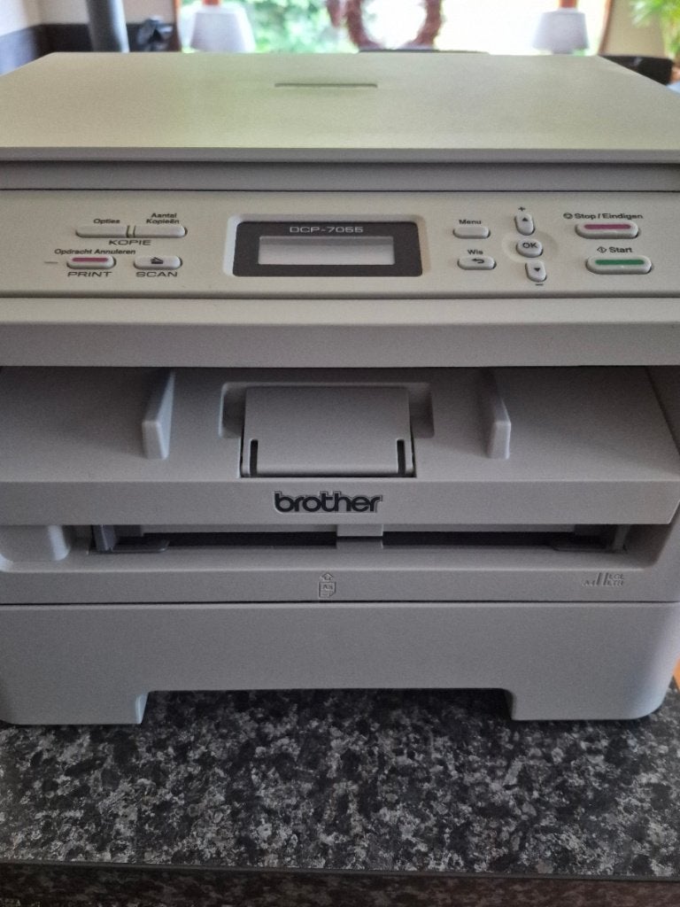 Te koop Brother laserprinter DCP 7055, Computers en Software, Printers, Ophalen, Gebruikt, All-in-one, Zwart-en-wit printen