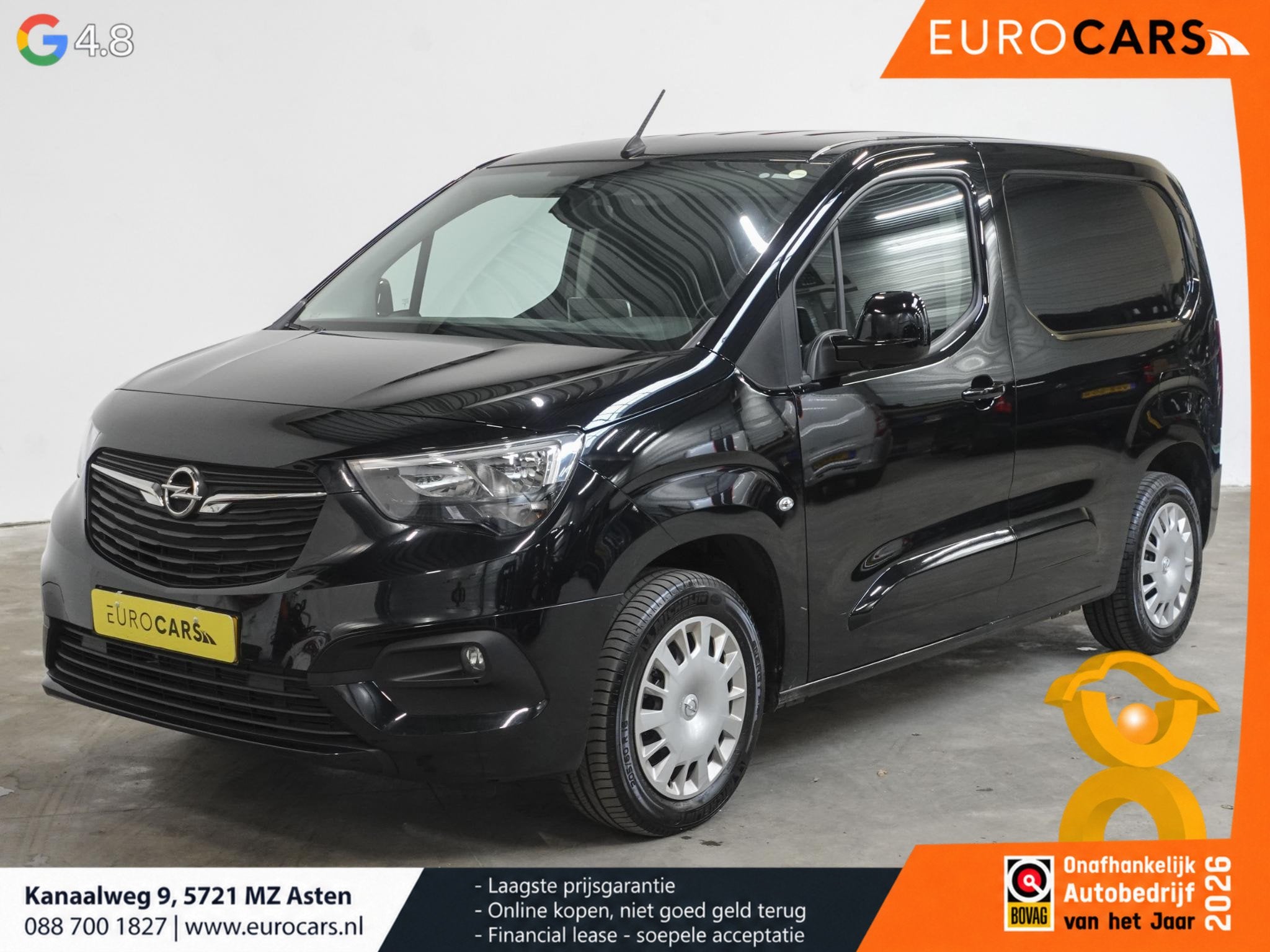 Opel Combo 1.5D Automaat L1H1 Edition Airco Apple Carplay/An, Auto's, 1350 kg, Stof, Gebruikt, 4 cilinders