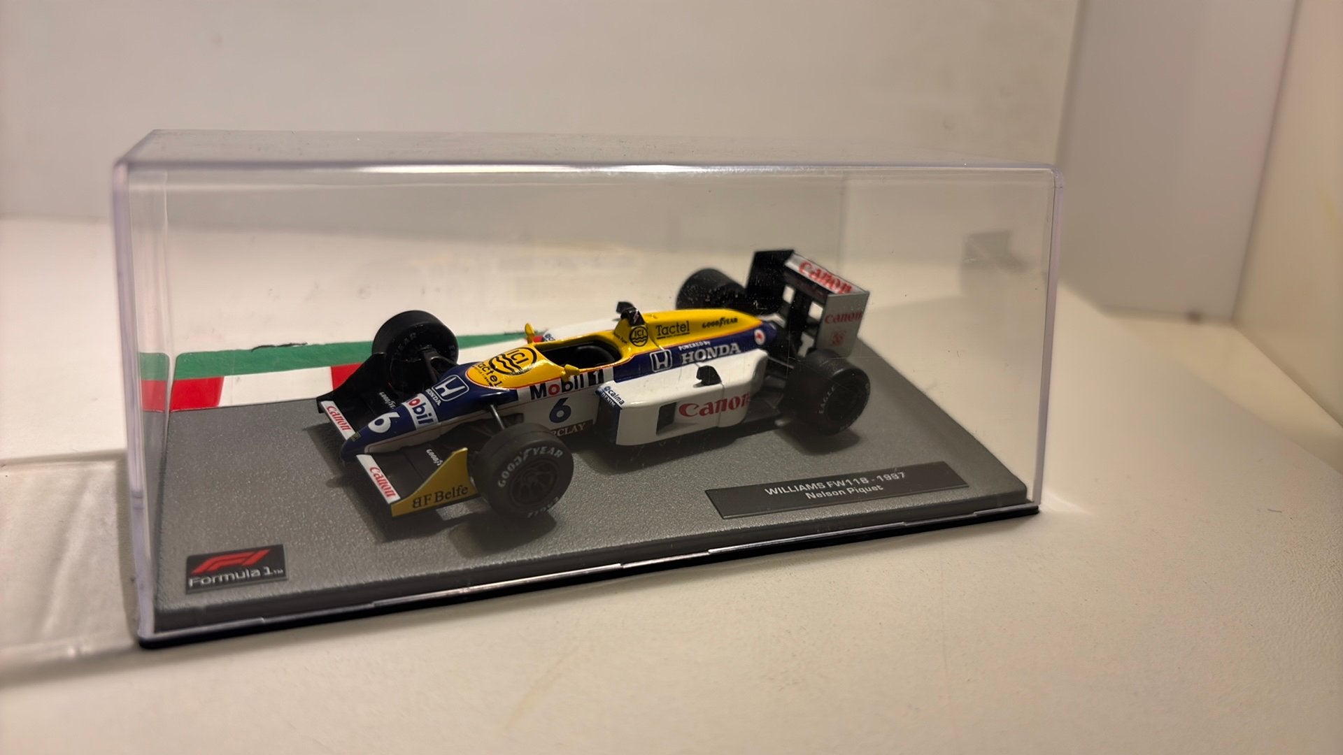 F1 williams fw11b nelson piquet 1987 atlas 1.43
