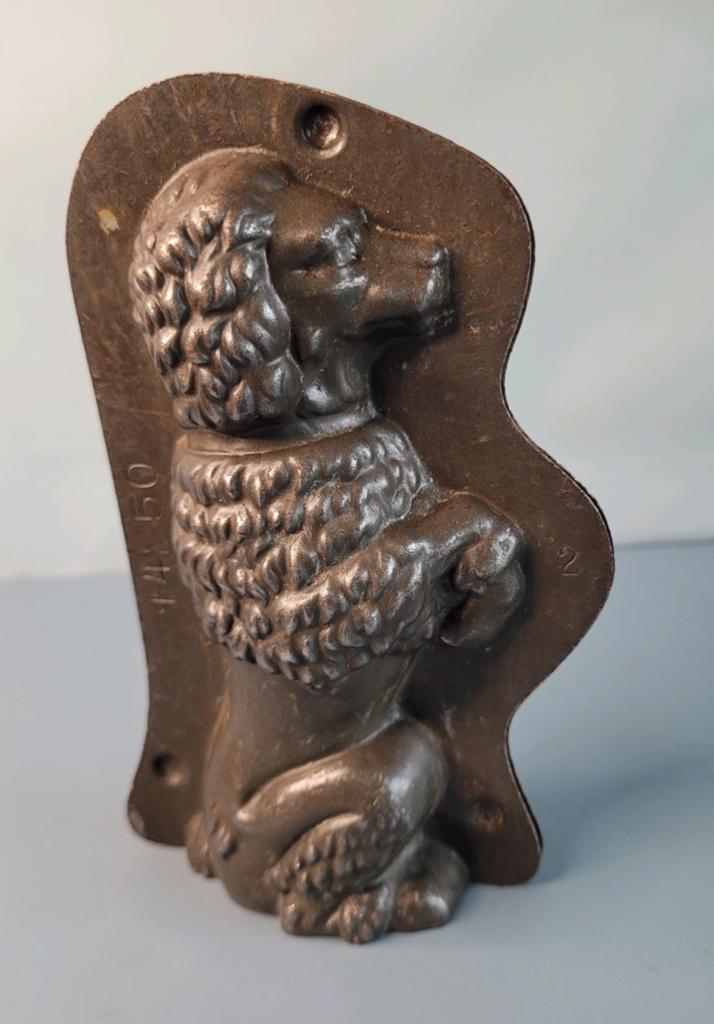 Antieke Chocolade Mal / Dubbele vorm /poedel - Anton Reiche, Ophalen of Verzenden