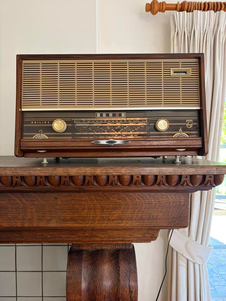 Vintage Philips buizenradio – jaren 50/60 retro, Antiek en Kunst, Ophalen