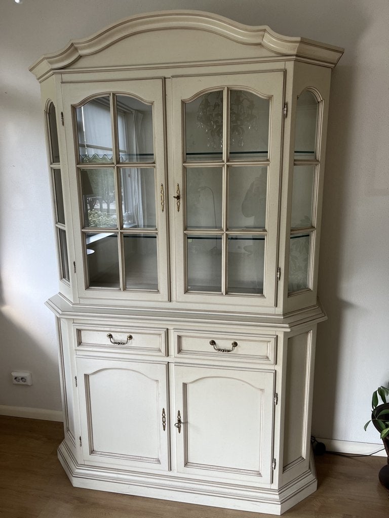 Landelijke Servieskast, buffetkast, Huis en Inrichting, Kasten | Buffetkasten, Ophalen, Gebruikt, 25 tot 50 cm, 200 cm of meer